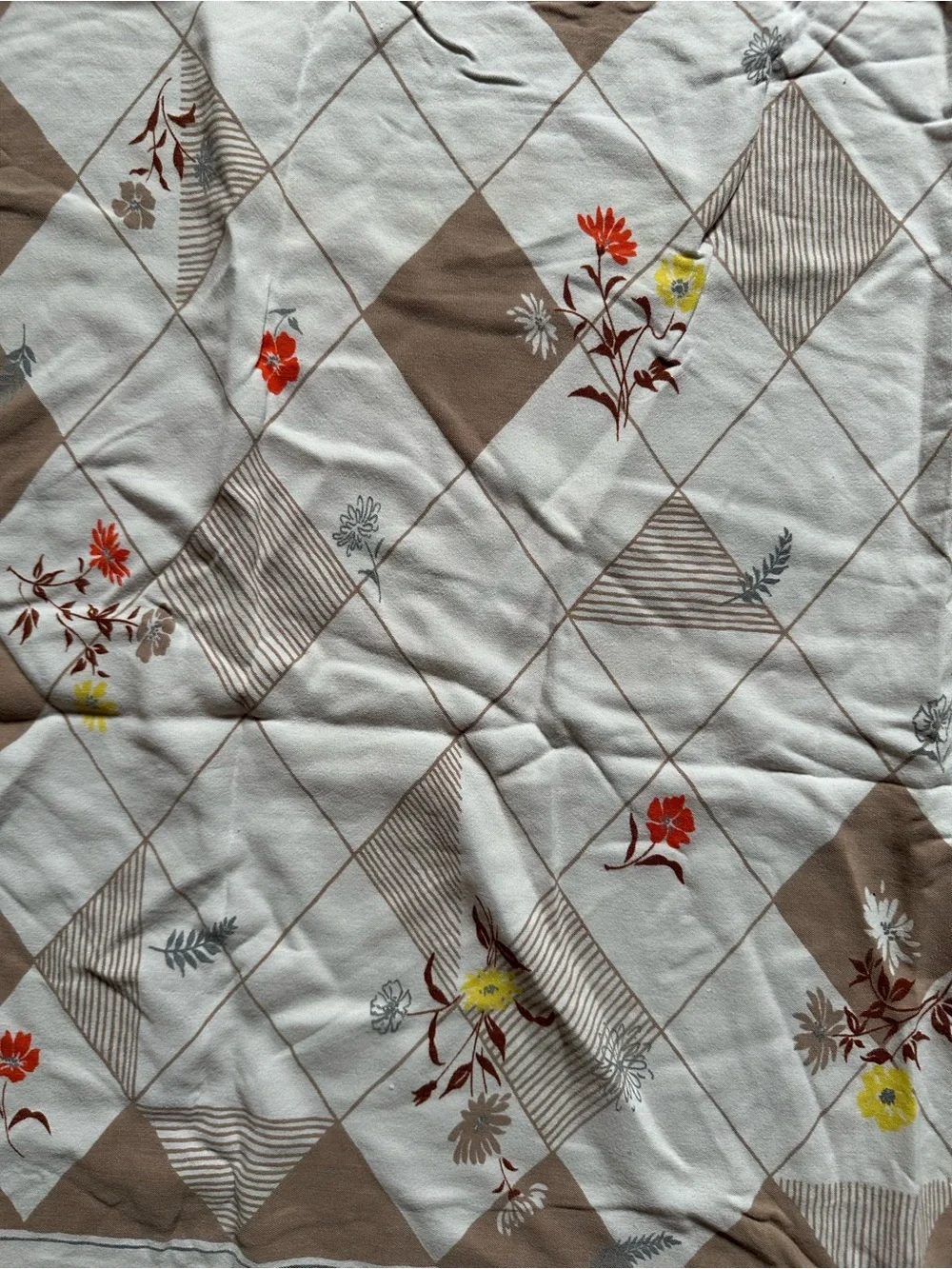 ✨5/$25 Vintage Floral Tablecloth 40” x 50”